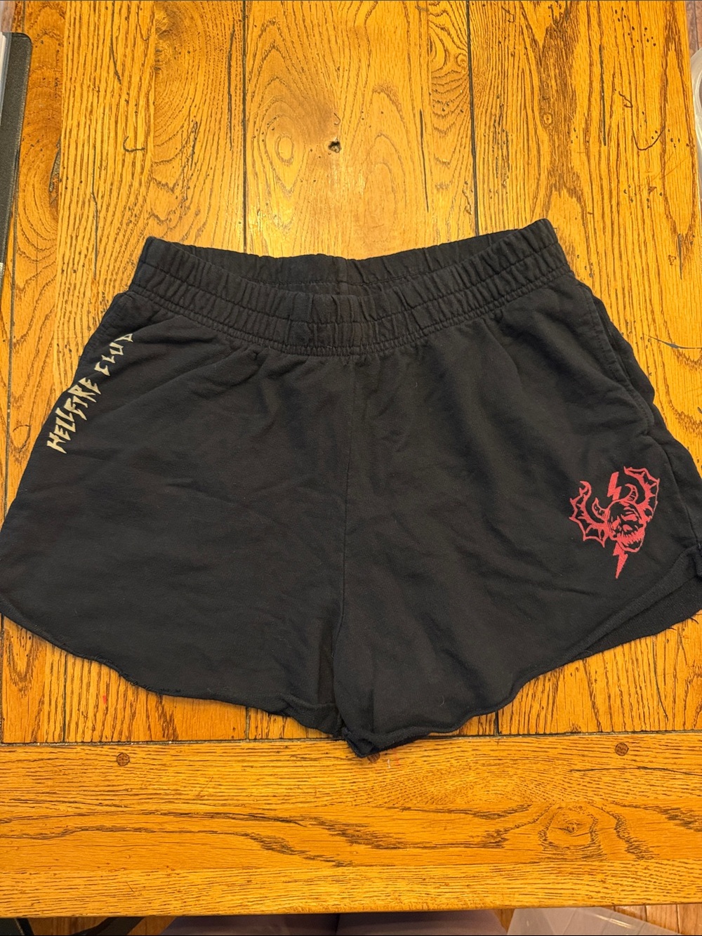 PacSun Black Stranger Things fleece shorts Sz s